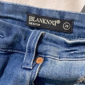 Women’s Blank NYC Astor Denim Cut-Off Shorts, Size 28 - NWT
